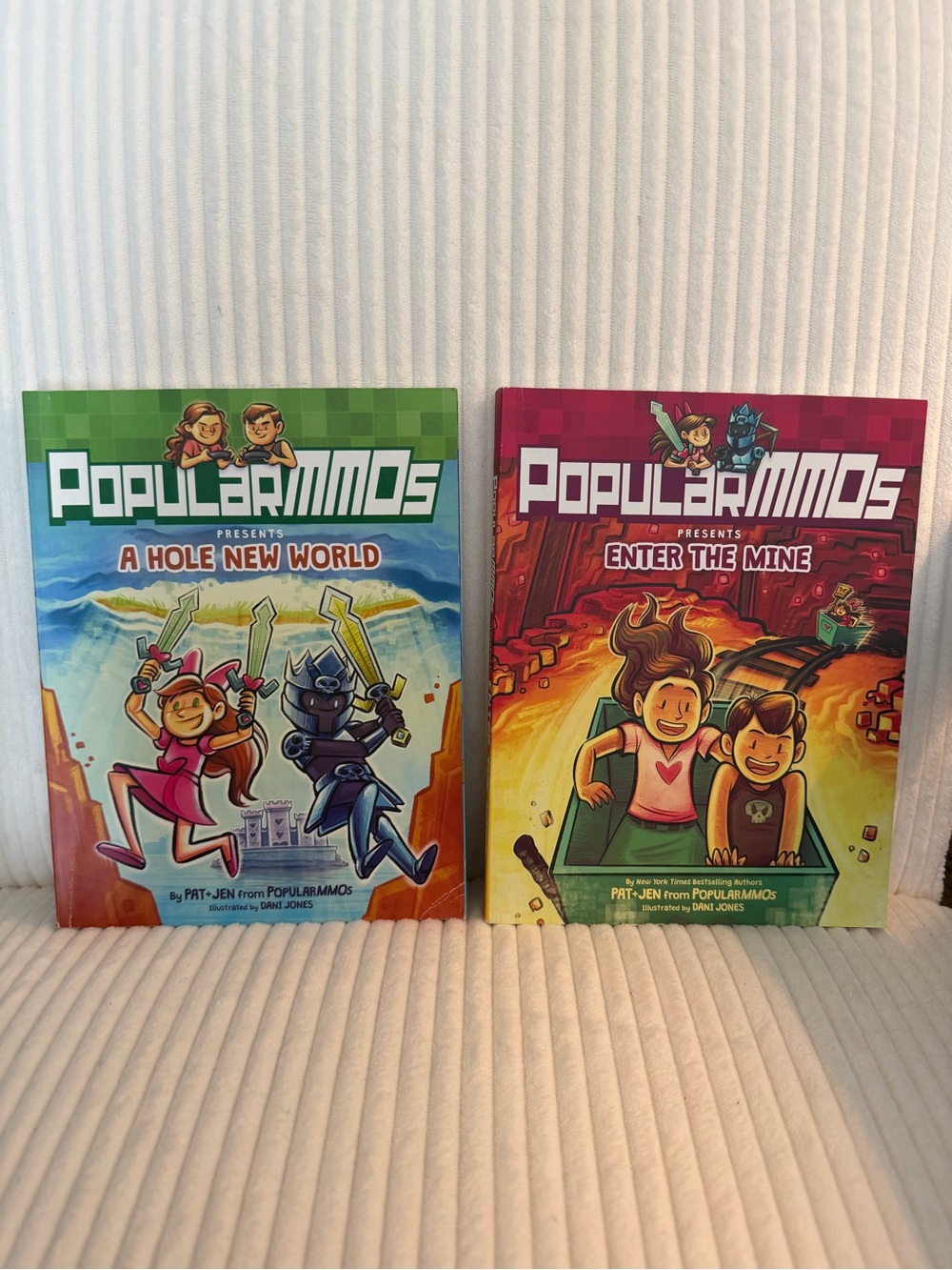 Popularmmos Book Set - A Hole New World & Enter the Mine